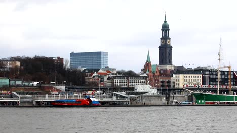 Subway-train-in-Hamburg,-Germany