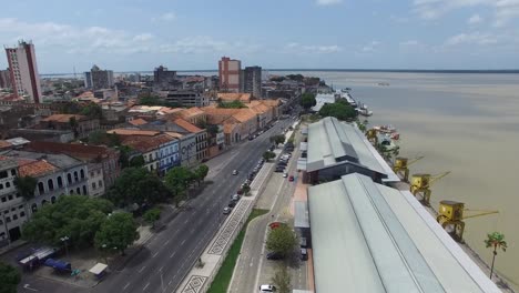 Vista-aérea-de-Belem-do-Para,-Brasil