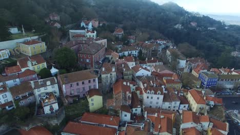 Aerial-View-of-Sintra,-Portugal