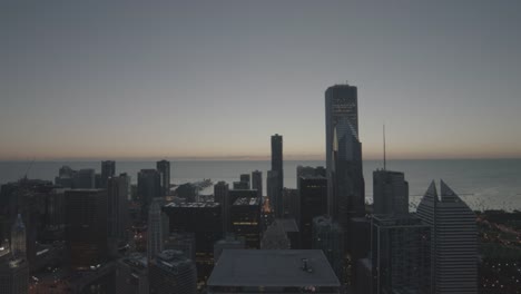 Amanecer-de-la-ciudad-de-Chicago