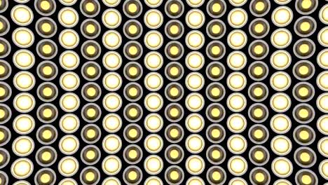 Lights-flashing-wall-bulbs-pattern-static-diagonal-white-stage-background-vj-loop