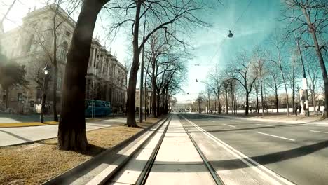 Vienna,-Austria---MARCH-12,2016:-4K-Time-Lapse-footage-of-a-train-on-its-route