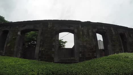 16th-century-walled-city-relics-and-remnants-Founded-by-Miguel-Lopez-de-Legazpi.-tracking-shot