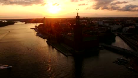 Aerial-view-of-Stockholm-City