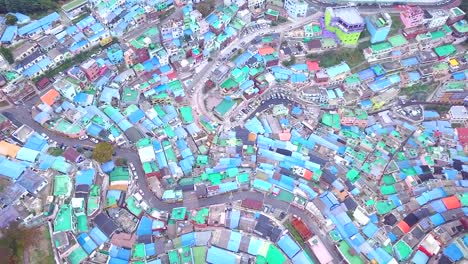 Aerial-view-Gamcheon-Culture-Village-in-Busan-South-Korea