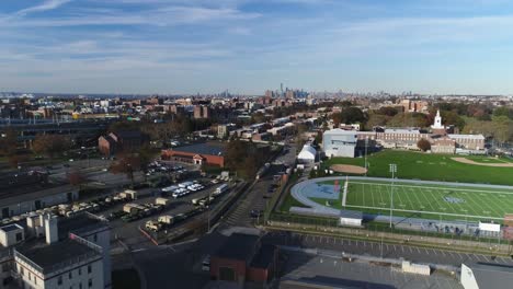 Antena-del-este-Brooklyn,-Nueva-York