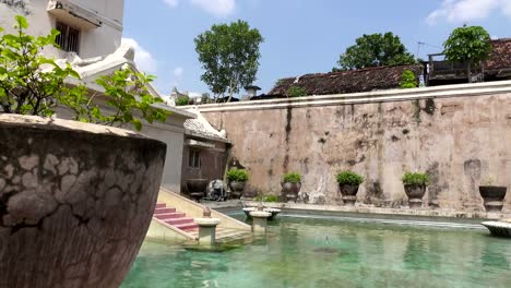 Zentrales-Java,-Indonesien-ehemaliger-Palast-des-indonesischen-Sultan:-Taman-Sari-Schloss,-Jogjakarta