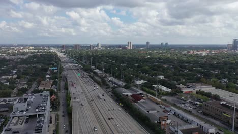 Aerial-of-Houston,-Texas