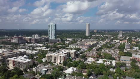 Aerial-of-Houston,-Texas