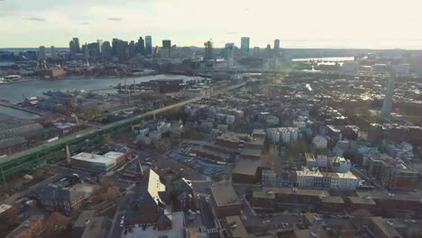 Boston-Skyline-von-North-Aerial-Pan-Left-3