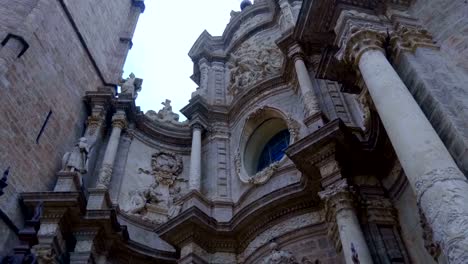 Cathedral-of-Santa-Maria-in-Valencia,-Spain