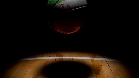 Springen-Zeitlupe-iranischen-Basketball