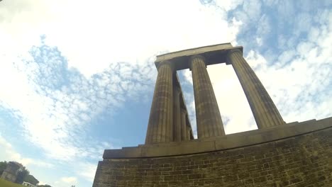 Calton-Hill,-Edinburgh-Schande-Zeitraffer