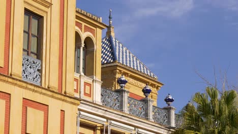 Sevilla-Sonne-Licht-san-telmo-Palast-4-k-Spanien