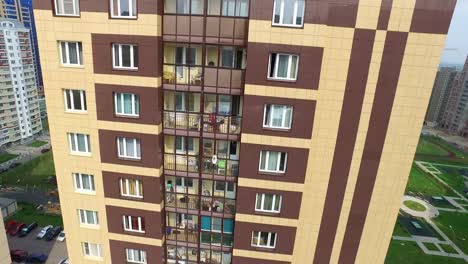 Aérea-arquitectura,-carreteras-calles-y-apartamentos-en-Moscú