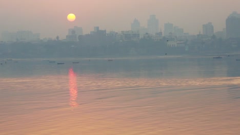 Sun-rise-at-Mumbai-4k