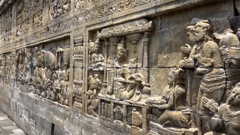 Borobudur-oder-Barabudur-indonesischen-Candi-Borobudur-ist-ein-9.-Jahrhundert-Mahayana-buddhistische-Tempel-in-Magelang,-Java,-Indonesien