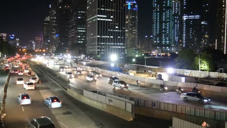 Traffic-and-cityscape-in-Jakarta