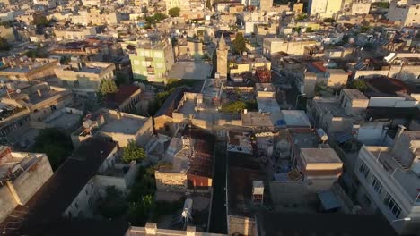 Aerial-view-of-Kilis-city,-near-the-border-with-Syria.