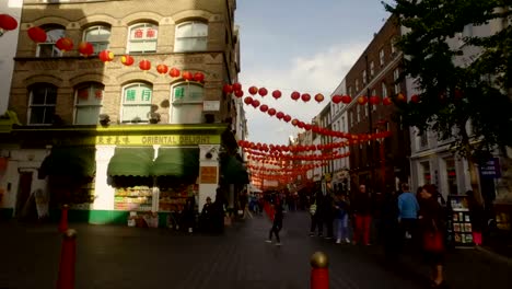 Londoner-Chinatown-Restaurant-touristischen-Wahrzeichen-Winter-Sonne-Herbst-Frühjahr-Sommer