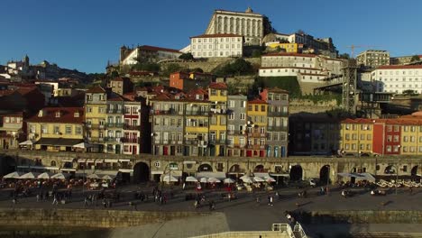 Vista-aérea-de-Oporto,-Portugal