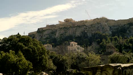 La-Acrópolis-de-las-ruinas-de-la-ciudad