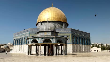 cúpula-de-las-cadena-y-roca-mezquitas-en-Jerusalén