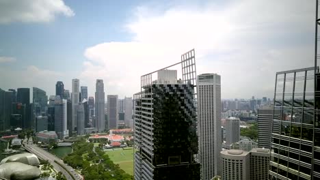 Vista-aérea-del-skyline-de-Singapur