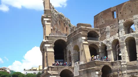 Rome,-Italy.-Panorama-of-the-Coliseum