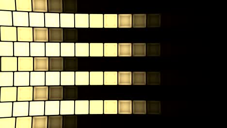 Lights-flashing-wall-cubes-bulbs-pattern-rotation-stage-background-vj-loop