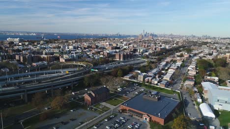 Antena-del-este-Brooklyn,-Nueva-York