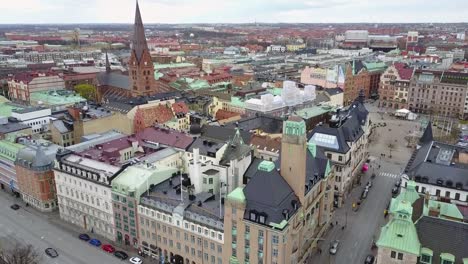 Beautiful-aerial-Malmo-city-view-in-Sweden