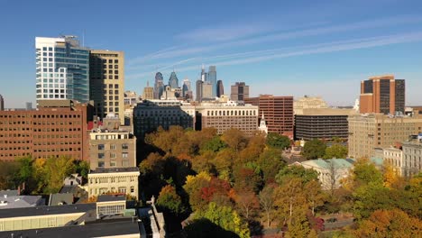 Urban-Core-City-Center-Tall-Buildings-Downtown-Philadelphia-Pennsylvania