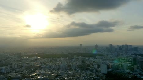 Hermosa-arquitectura-construcción-exterior-en-la-ciudad-de-Tokio-Japón