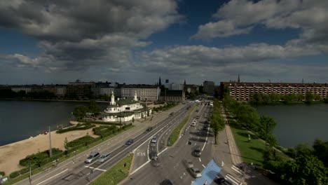 Copenhagen-lakes-time-lapse-pan