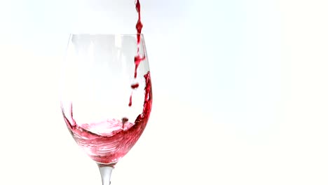 Red-wine-pouring-into-wine-glass