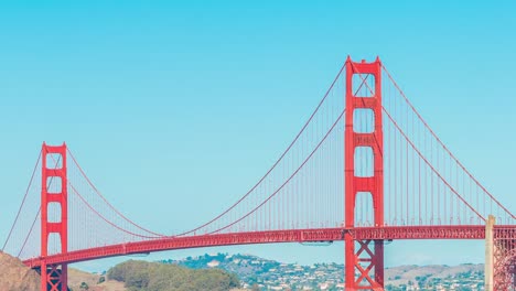 Zeitraffer-für-die-Golden-Tor-Brücke,-San-Francisco