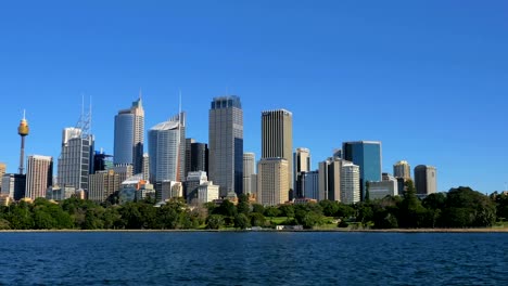 Panning-Schuss-von-Skyline-von-Sydney-(4-k-UHD-zu/HD)