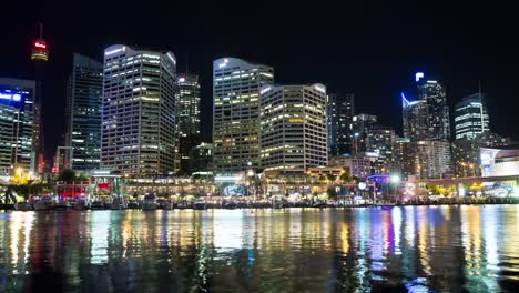 Australia-Cityscape-at-Night-:-Time-Lapse