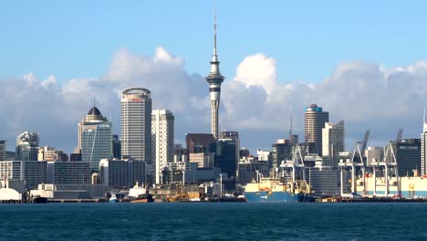 City-center-of-Auckland,-New-Zealand