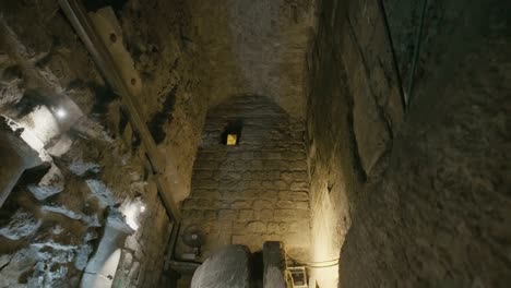 Die-Westwand-Tunnel-unter-der-Altstadt-von-Jerusalem-in-Israel