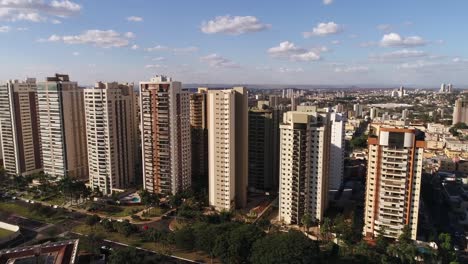 Aerial-View-of-Ribeirao-Preto-city,-Sao-Paulo,-Brazil