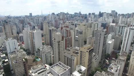 Flying-in-Sao-Paulo-city,-Brazil