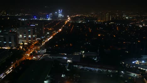 Tráfico-y-paisaje-urbano-en-Manila