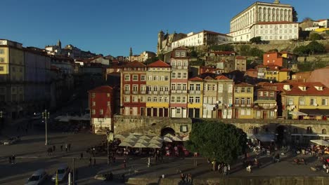 Vista-aérea-de-Oporto,-Portugal