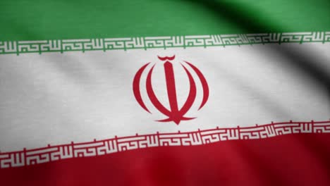 Iran-Flagge-winken-Animation.-Flagge-von-Iran-winken-mit-dem-wind