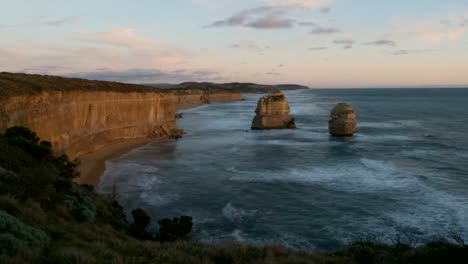 Zeitraffer-auf-den-Sonnenuntergang-an-den-zwölf-Aposteln-auf-der-great-Ocean-road