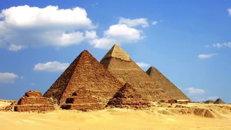 Ancient-Egyptian-pyramids,-symbol-of-Egypt.