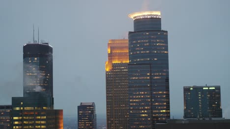 Minneapolis-im-Winter---Innenstadt-Wolkenkratzer