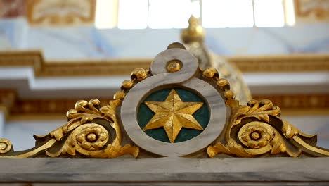 Istanbul-Ottoman-Altunizade-Mosque-Interior-Minber-Ornament-Detail